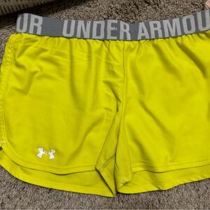 Under Armour Yellow Athletic Shorts
